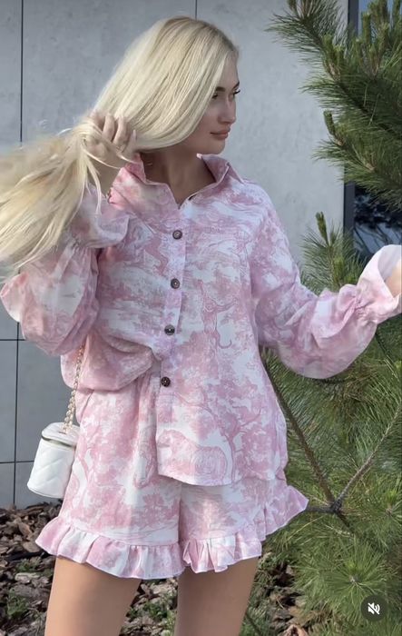 Костюм льон, под бренд.