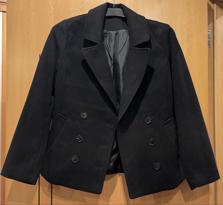 H&M - Casaco preto EU38 M - 27€