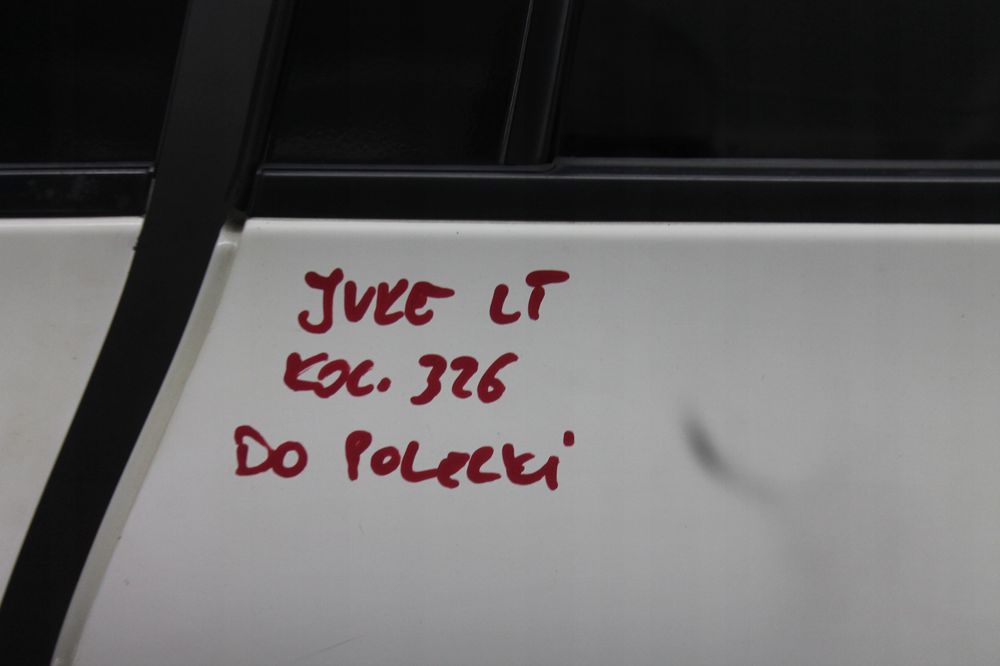 drzwi lewy tył lewe tylne nissan juke kol. 326 11-14