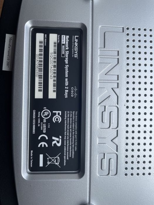 NAS Linksys 200 (Cisco)64739412670082121