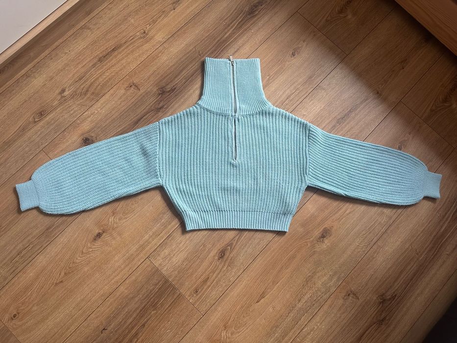 Sweter/golf krótki baby blue jasnoniebieski Primark XS