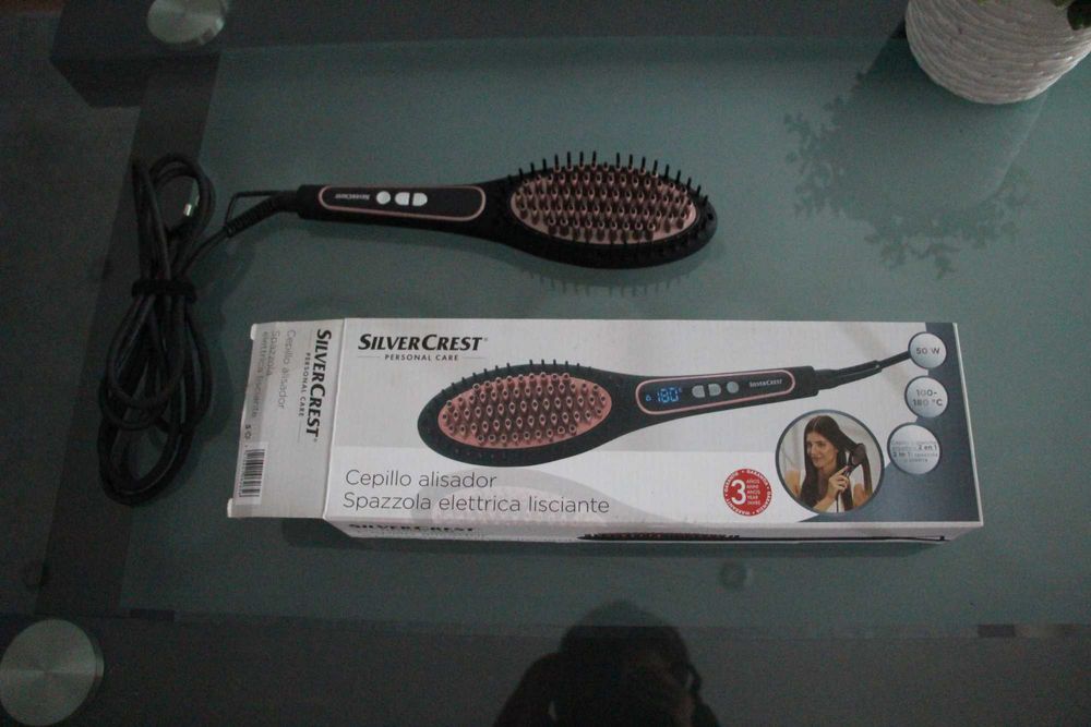 Escova alisadora de cabelo da SilverCraft