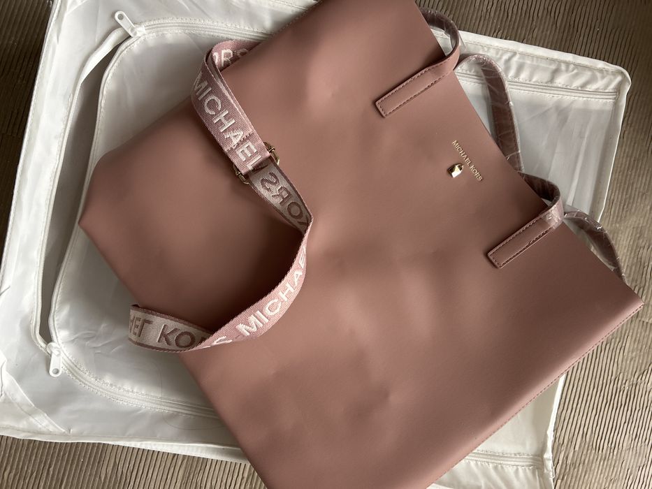 Torba shopperka michael kors pudrowy roz