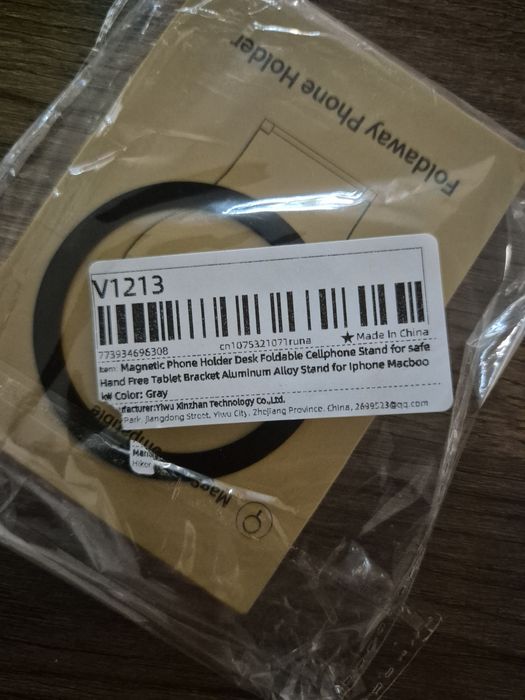 Suporte de Telefone Magnético Dobrável