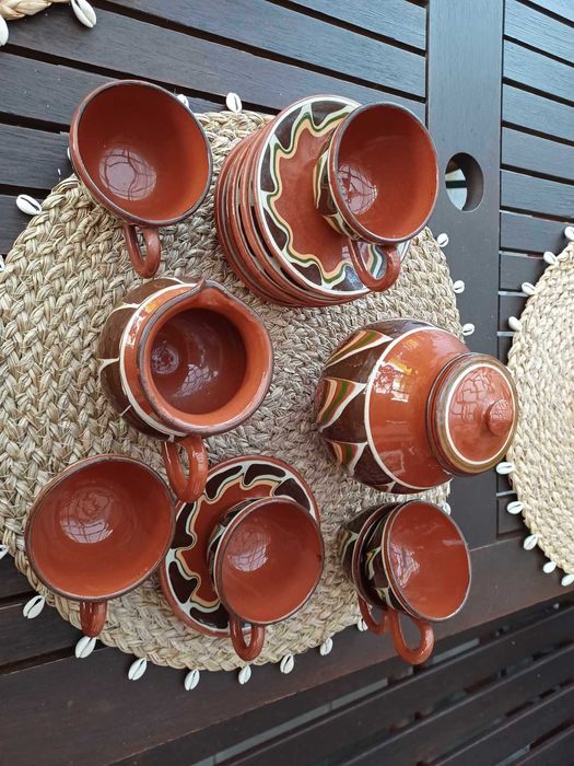 Serwis kawowy kamionka PRL