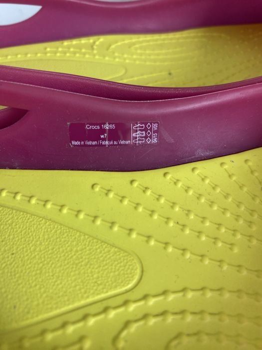 Różowe baleriny Crocs Rio Flat r. 37 W7