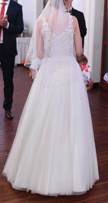 Suknia ślubna rozmiar XS (34)