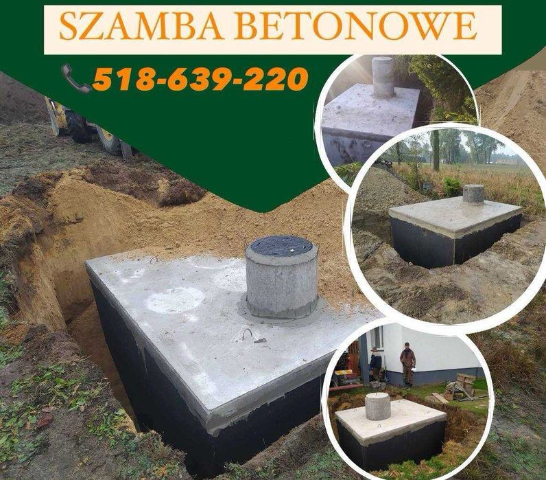 Zbiornik Betonowy 10m3 Szambo Betonowe szczelne Atest