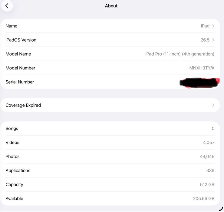 Ipad Pro M2 512GB 4a geração 11’’ polegadas479056850468874241