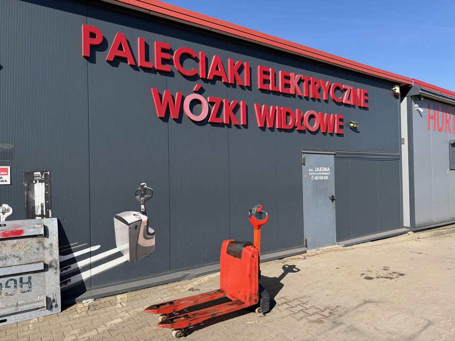 Paleciak elektryczny Linde 100 cm 2021 r 1500 kg wózek Linde MT 15