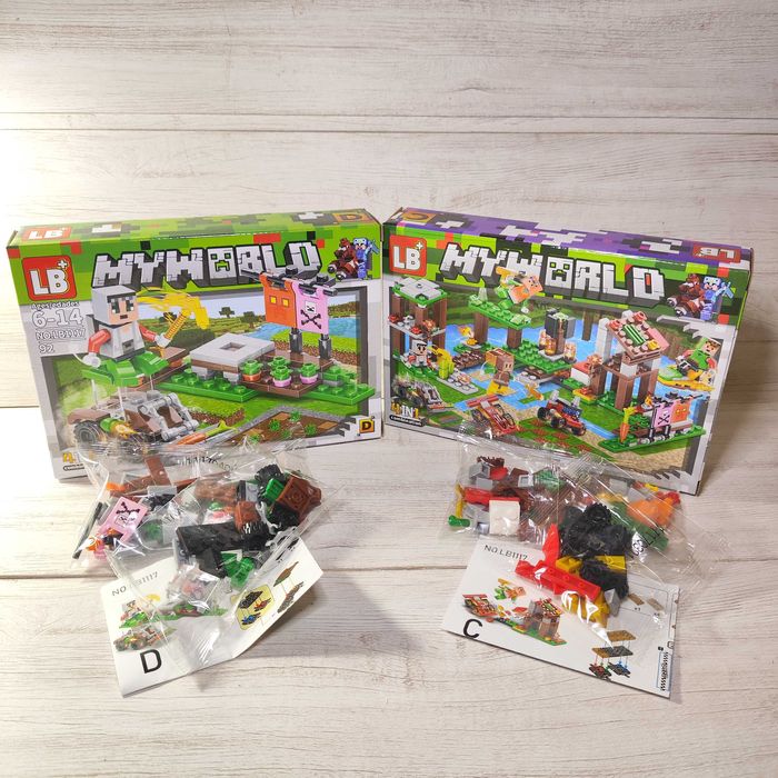 Продам конструктор LEGO та по типу LEGO