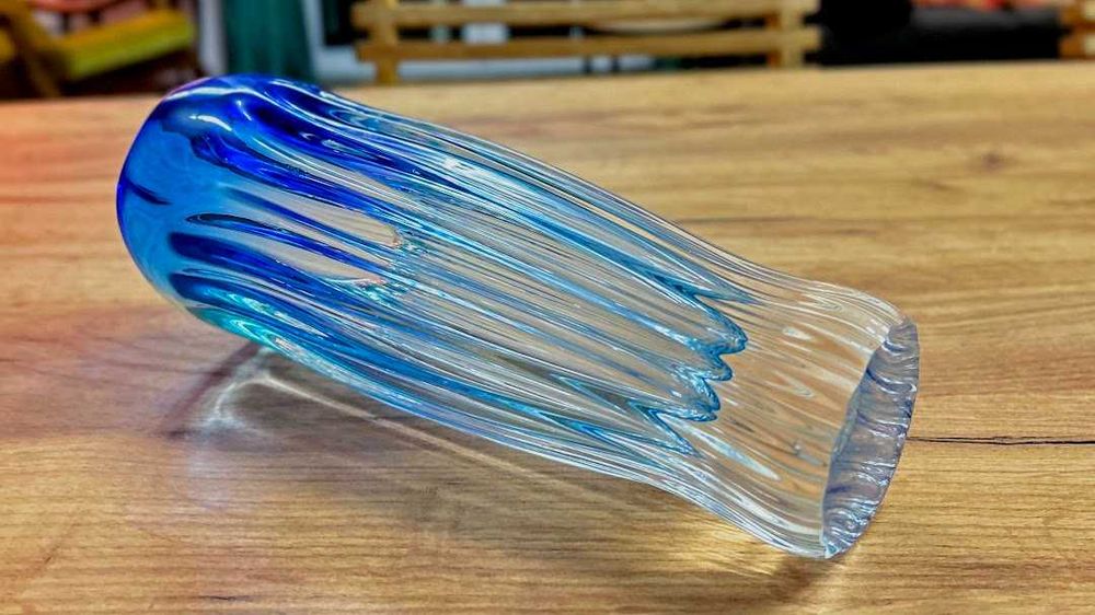 Wazon Aurum czeskie szkło Egermann/Crystal Bohemia