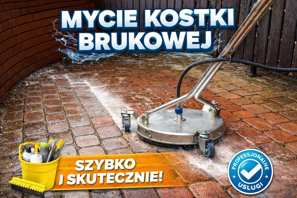 Profesjonalne mycie i impregnacja kostki brukowej, elewacji, kamienia