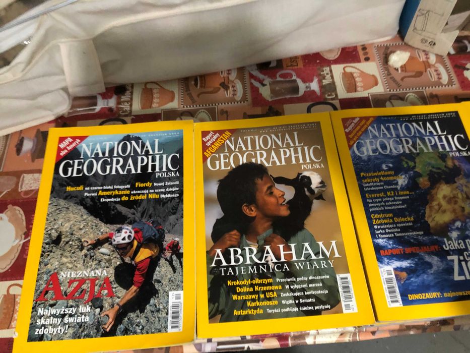 Kolekcja magazynu "National Geographic", 6 roczników, 1999 - 2004