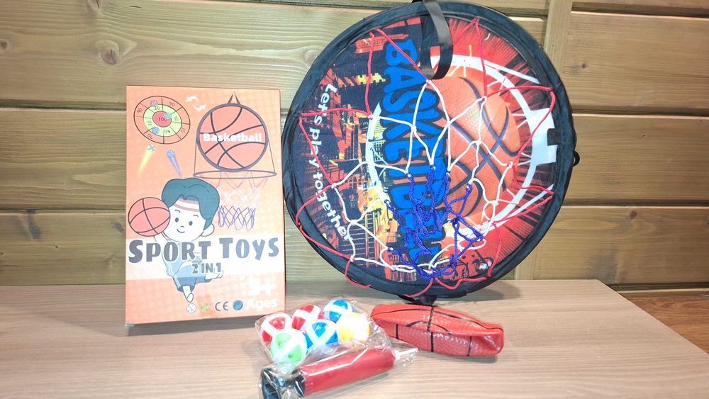 Super Zestaw 2 w 1 - Koszykówka - Basketball - Dart - Rzutki