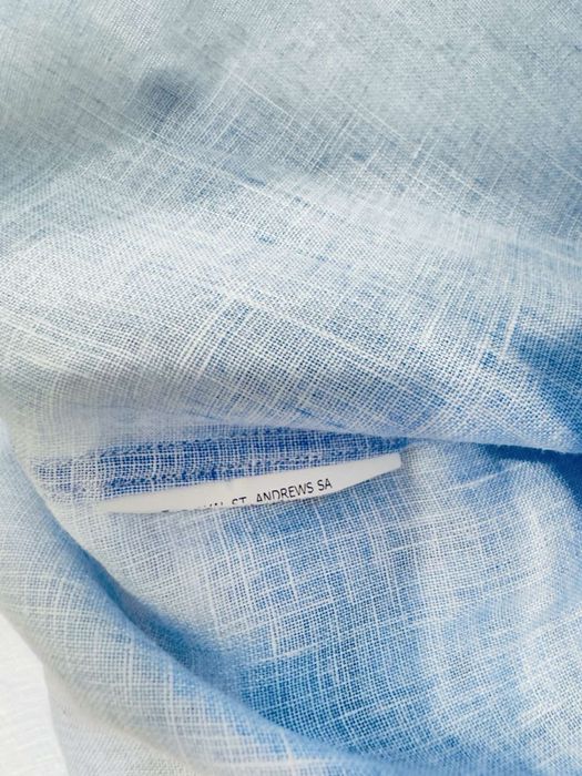 Boggi Milano Regular Fit French Linen Shirt L
