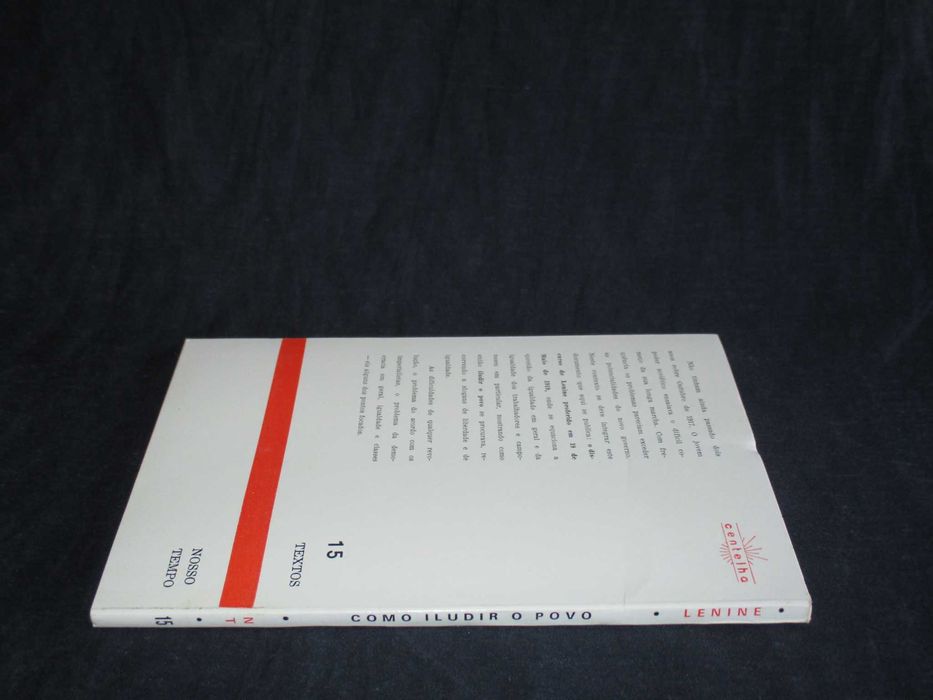 Livro Como Iludir o Povo Lenine 1974