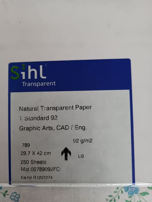 Калька професійна Sihl A3 (92 г/м²) — 238 аркушів