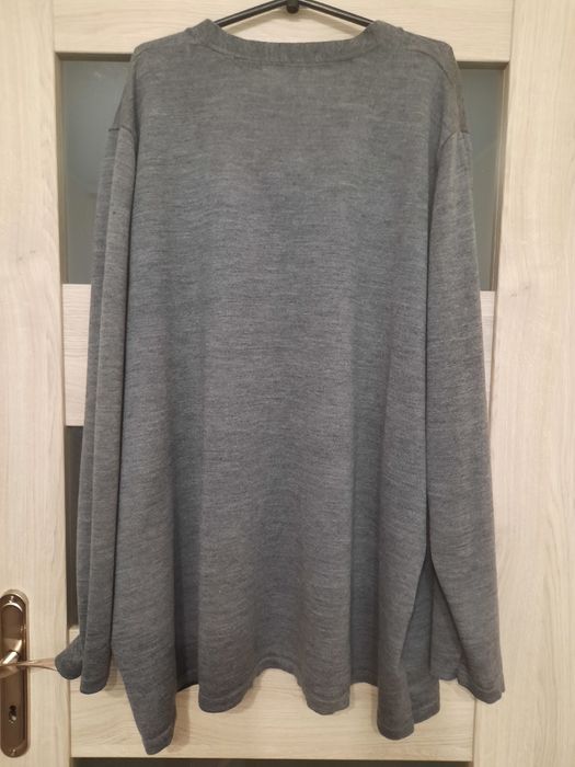 Ulla Popken Selection śliczny cienki sweterek  100% wełna merino 58-60