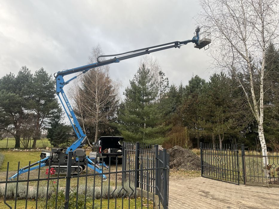 Wynajem podnośnik koszowy na gąsienicach  14m i 18m