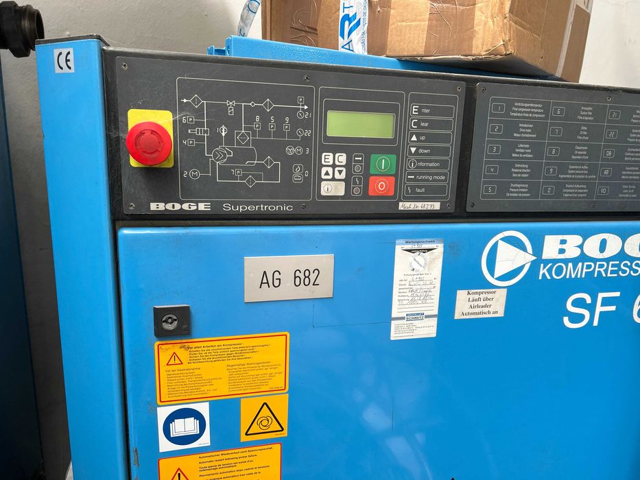 Compressores BOGE Industriais de parafuso SF-150 e SF-60