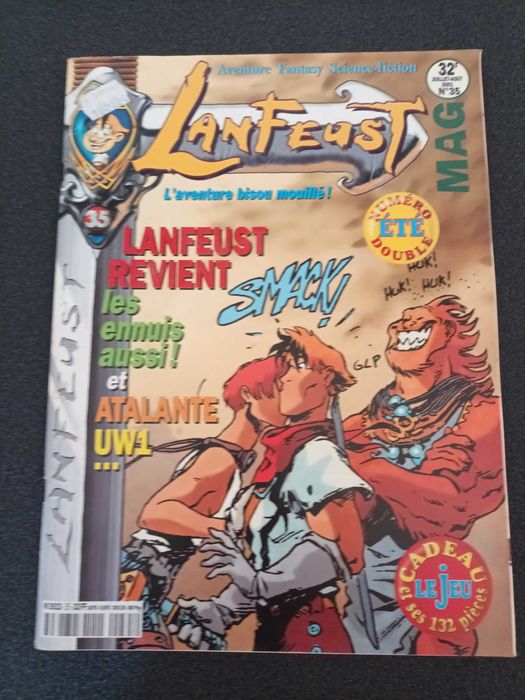 Lote de 4 revistas comics Lanfeust MAG  33-36 ano 2001 SOLEIL