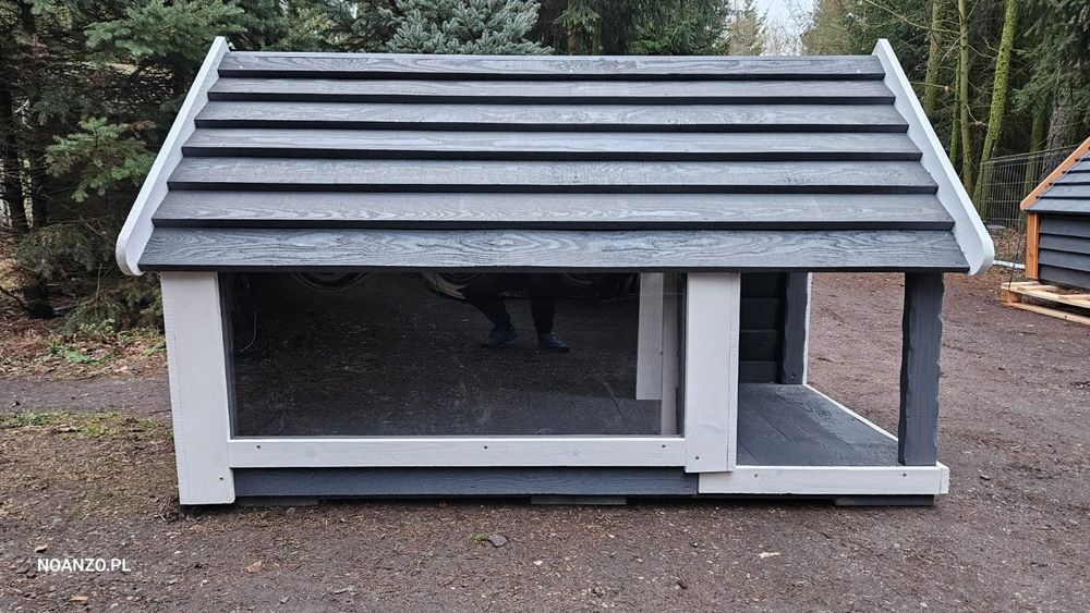 Buda dla psa z tarasem i oknem 180kg wysyłka cała PL