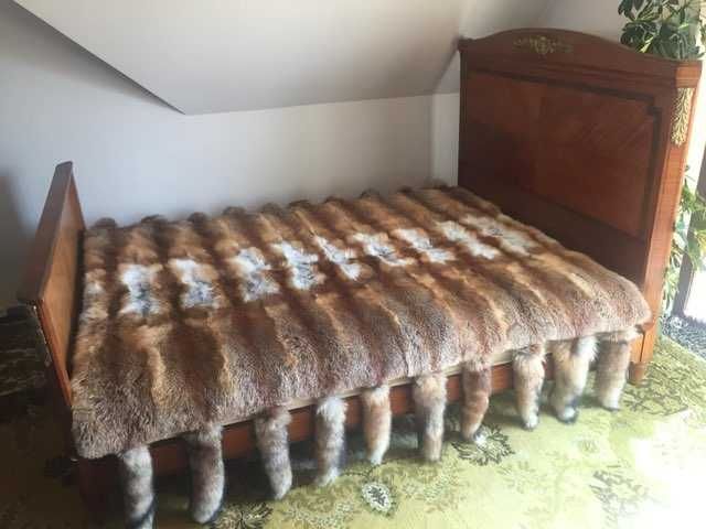 Dywan z lisa rudego uszyty z 20 lisów wymiar 1,5x2,0m