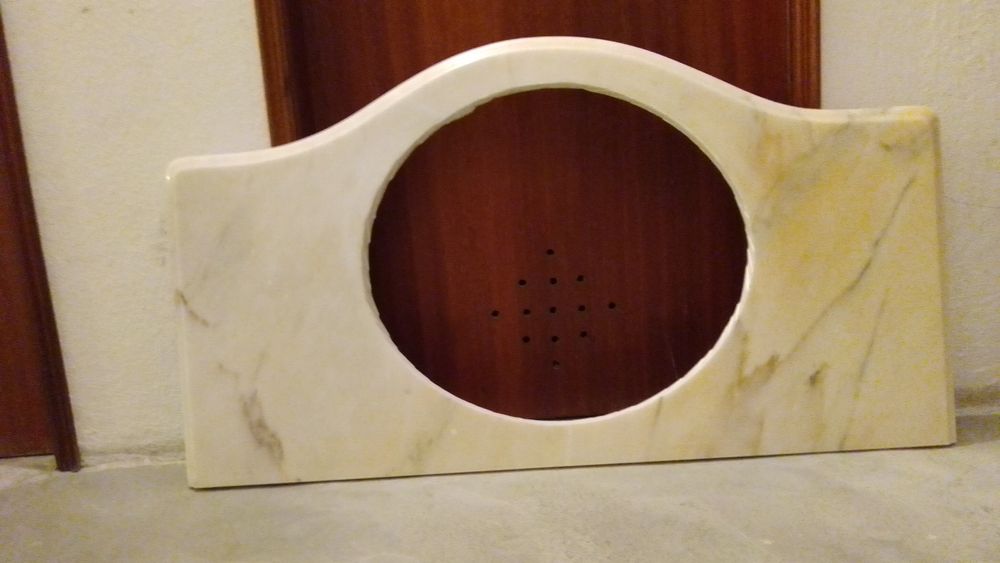 Base de pedra mármore para W.C