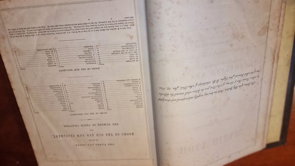 Bíblia Antiga Holy Bible Family Edition 1860 Johnson, Fry & Co.