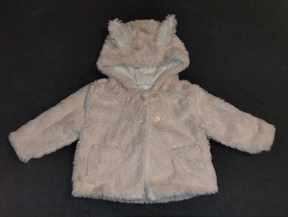 Kurteczka płaszczyk kożuszek dla dziewczynki 12-18 miesięcy Rozmiar 86
