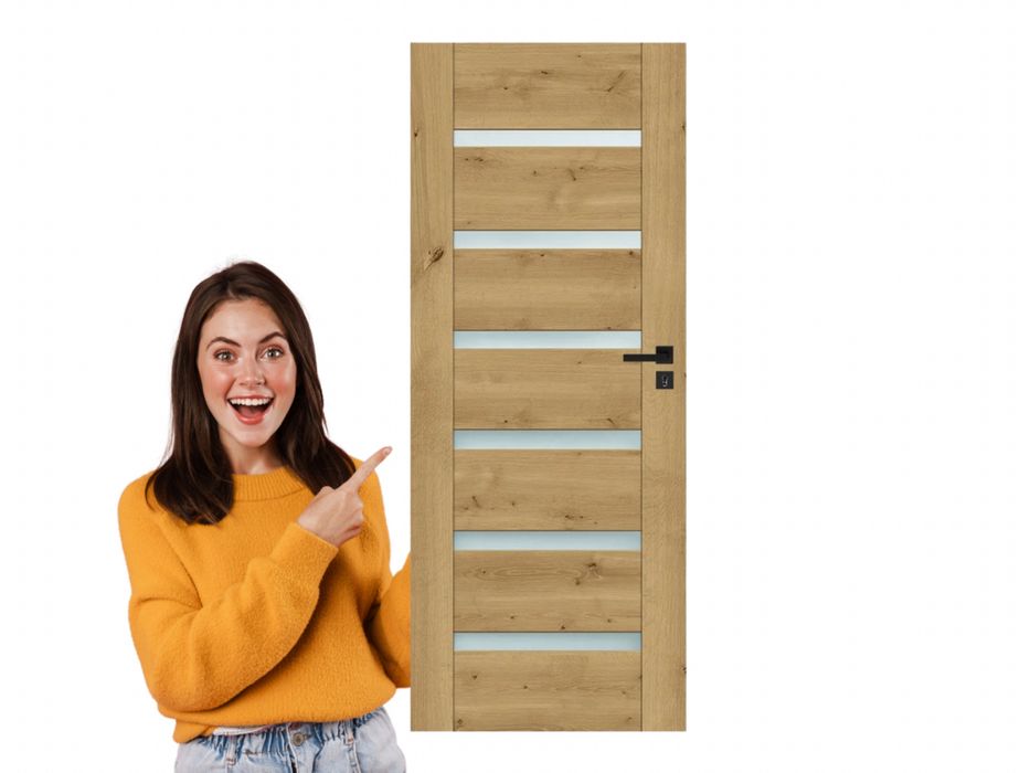Drzwi wewnętrzne APUS Windoor Pokojowe Szybki PRZYLGOWE BEZPRZYLGOWE