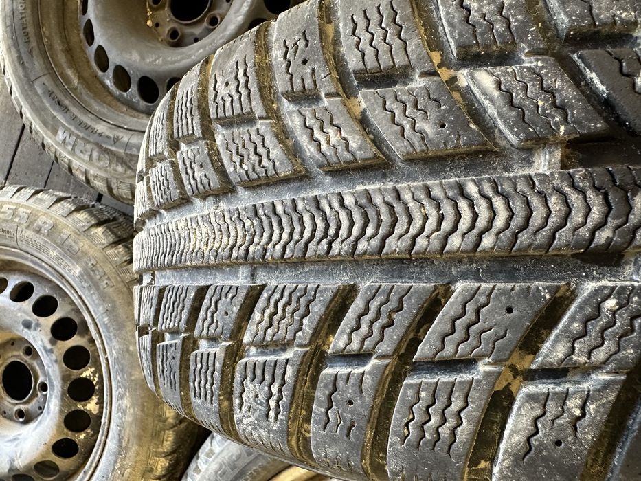 Komplet kół opony zimowe 215/55 mercedes w211 w210 r16 w203