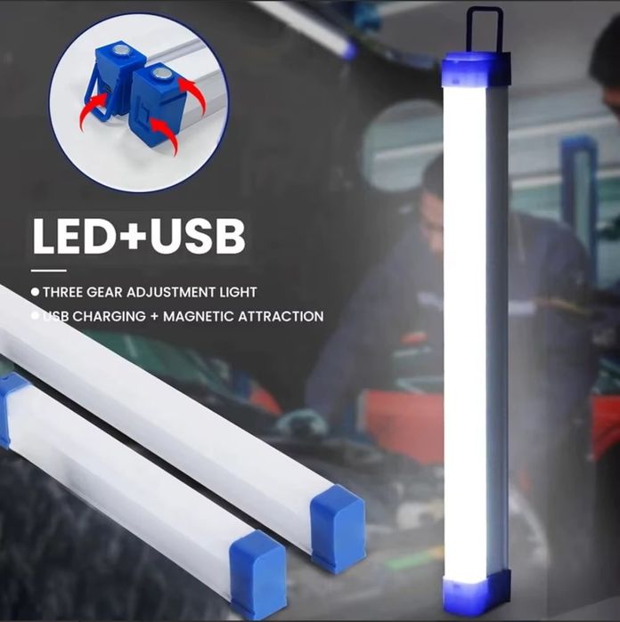Светодиодная Лампа Т550 100W (встроенный аккумулятор) 52см
