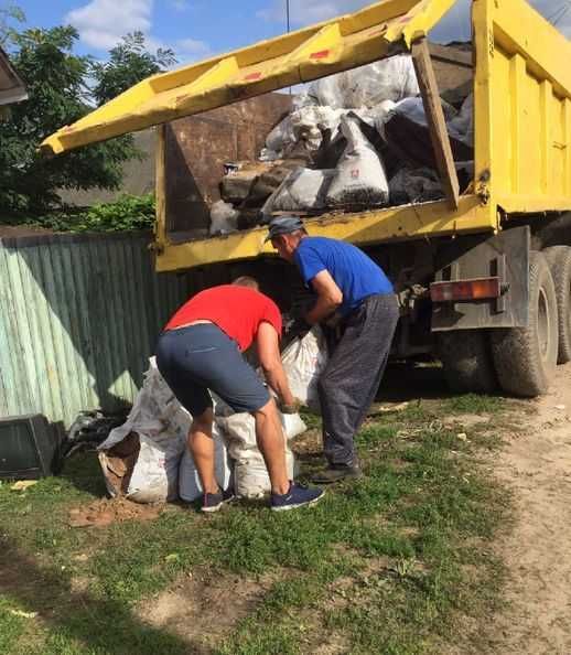 Вивіз будівельного сміття Вывоз мусора Вантажники Романків Підгірці.