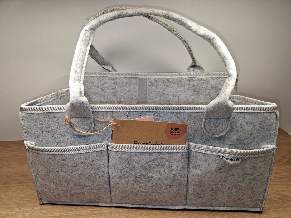 N269 Organizer Filcowy Putska Kosz Pieluchy Akcesoria Regał Torba