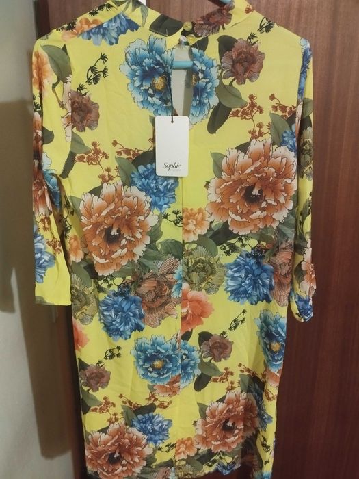Vestido estampado floral novo