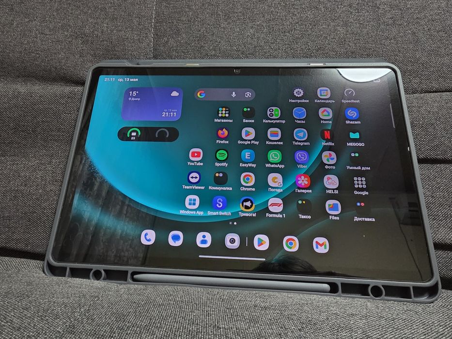 Планшет Samsung galaxy Tab s9 FE + 5G 12,4" 8/128