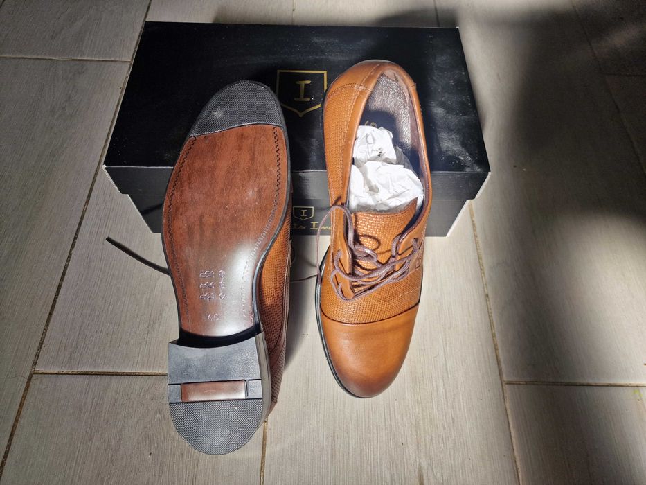 Sapatos Clássicos Homem Castanhos S.40 EU