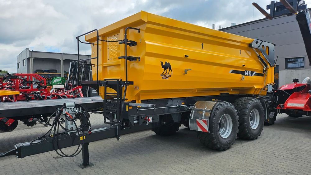 Wielton Przyczepa rolnicza skorupowa PRC-2HPK/W14, 14 ton KONISCH, nowa, gwarancja 24 m-ce!  Sprawdź inne modele dostępne od ręki! Nie Pronar, Joskin, MetalTech