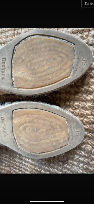 Buty letnie Desiqual r.38  na koturnie jak nowe