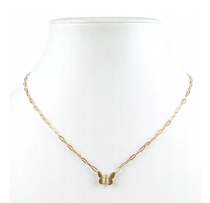 Celebrytka Łańcuszek Motyl Stal 00279 Blueberry