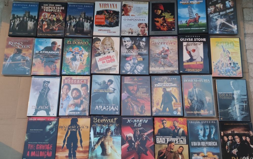 30 dvd's todos originais ,alguns selados