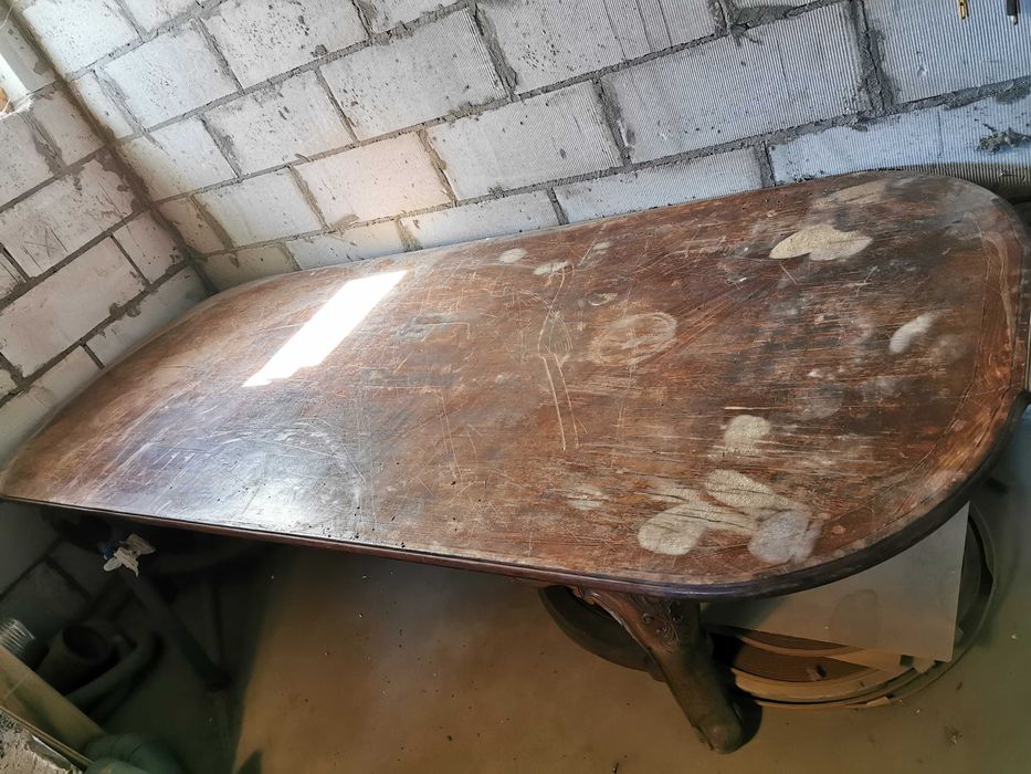 Stół drewniany 3 m długi x 1,6 m szeroki