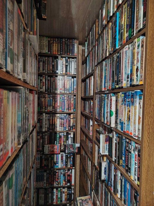 Kasety Vhs po wypożyczalni
