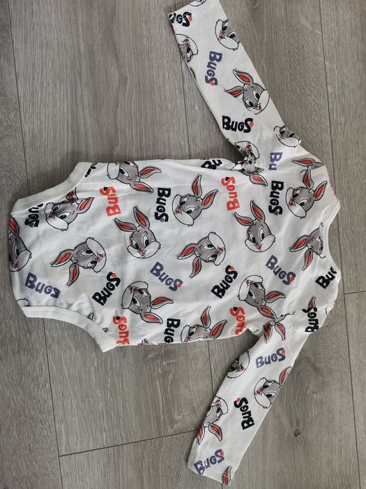 Nowe body Looney Tunes 74 długi rękaw