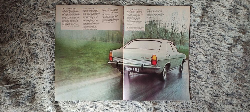 Prospekt Chrysler 180 Simca