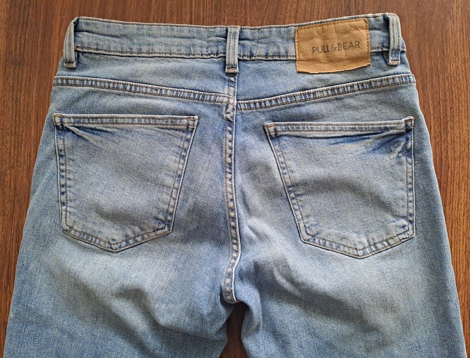 Calça de ganga rapaz tamanho 38 SLIM Pull&Bear