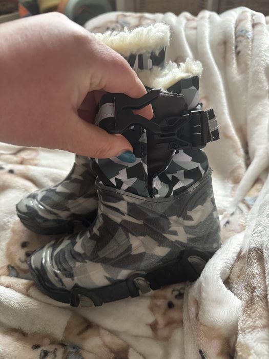 Nowe śniegowce zetpol ocieplane wełna kalosze