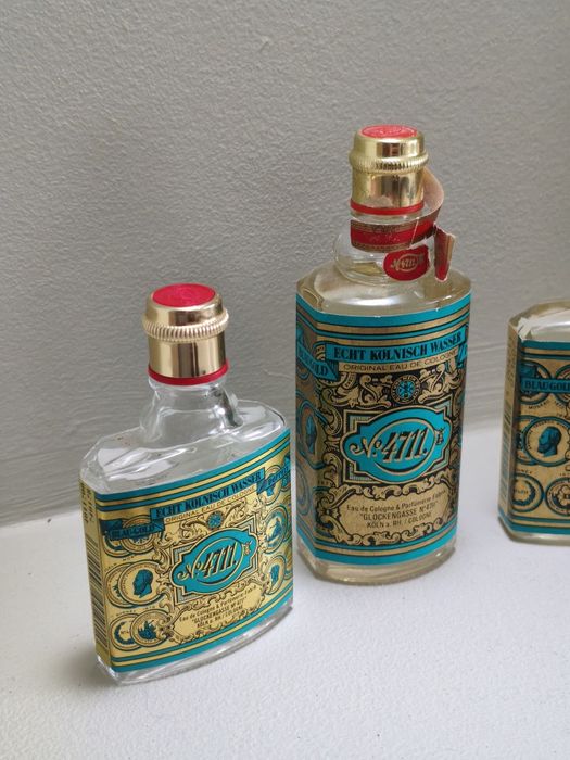 Woda kolońska 4711 Echt Kolnisch Wasser – zestaw 3 flakonów retro